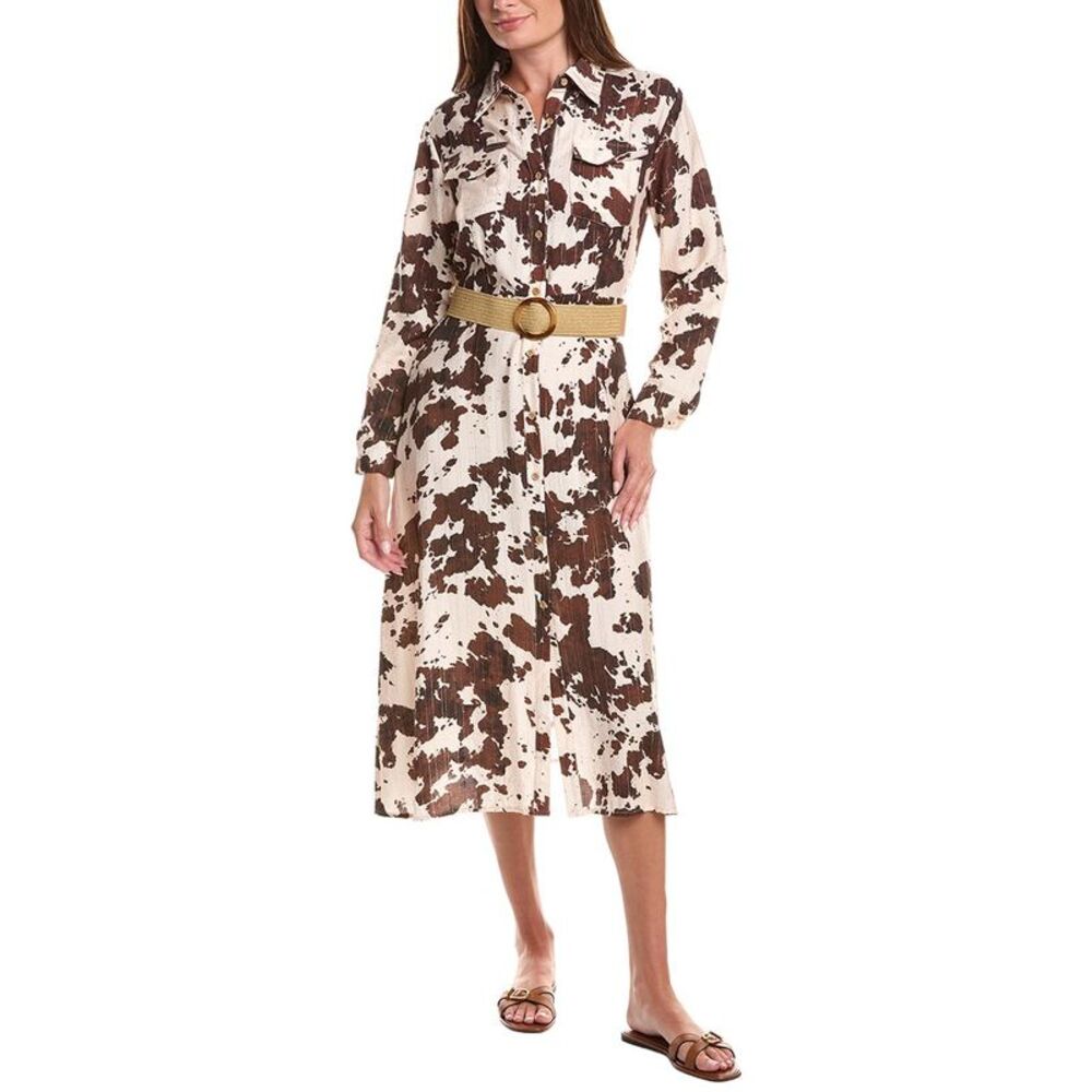 Anna Kay Womens  Classic Boho Dress, Brown